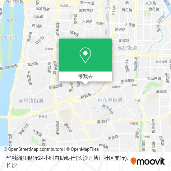 华融湘江银行24小时自助银行(长沙万博汇社区支行)地图