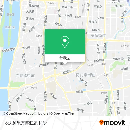 农夫鲜果万博汇店地图