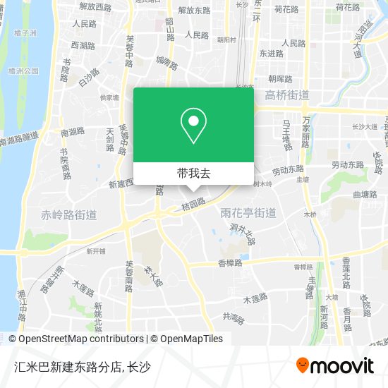 汇米巴新建东路分店地图