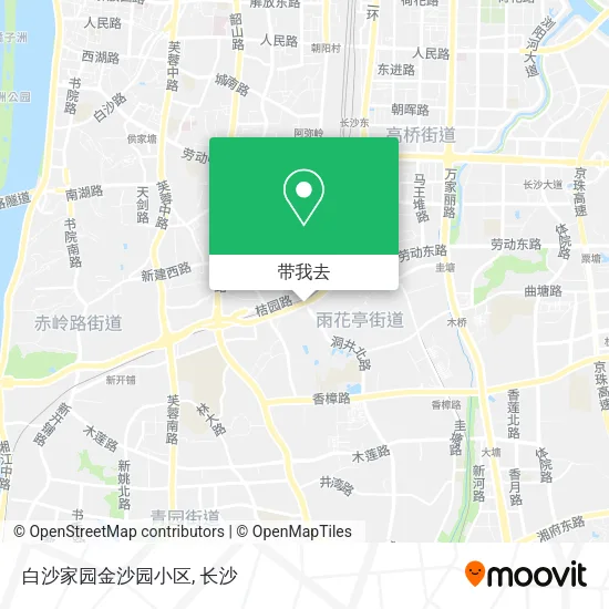 白沙家园金沙园小区地图