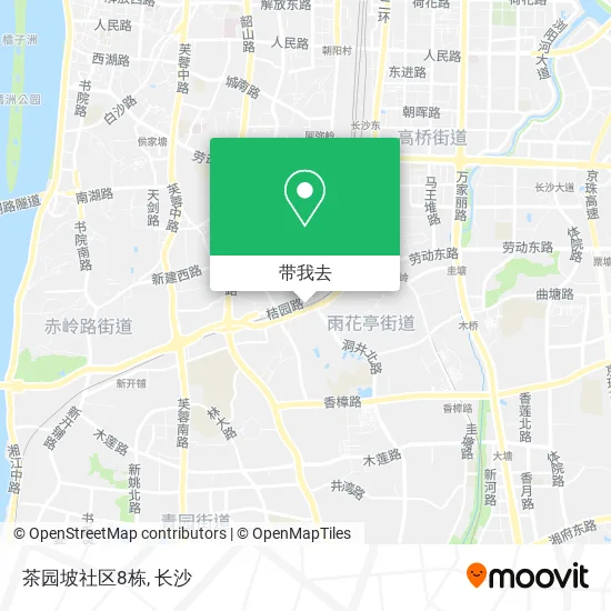 茶园坡社区8栋地图