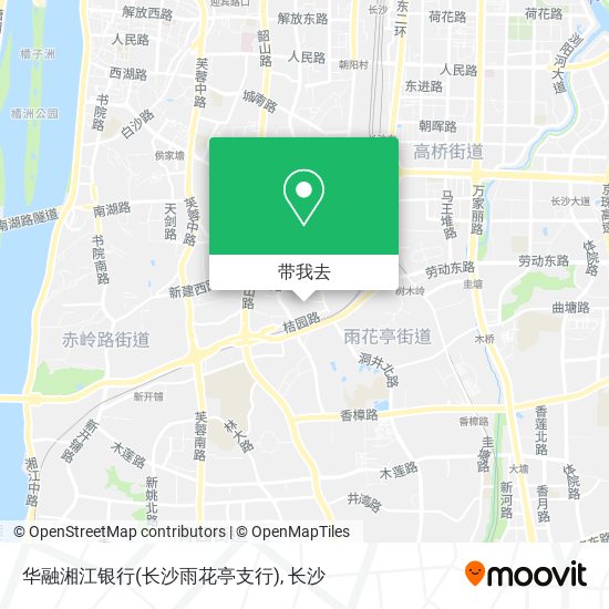 华融湘江银行(长沙雨花亭支行)地图