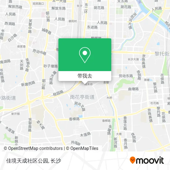 佳境天成社区公园地图