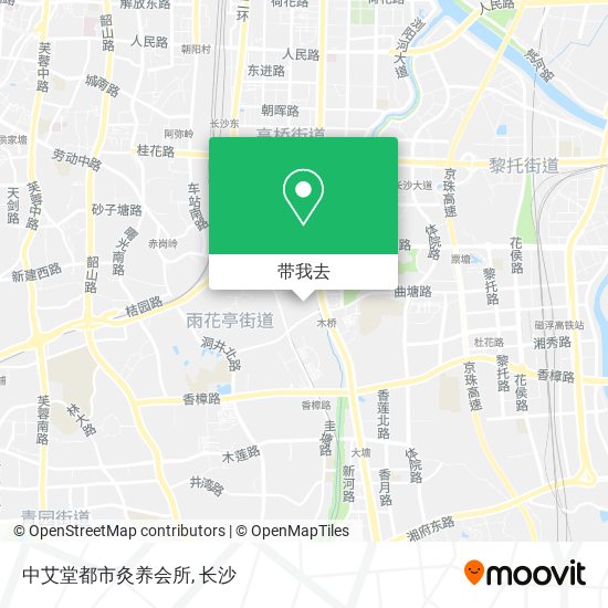 中艾堂都市灸养会所地图