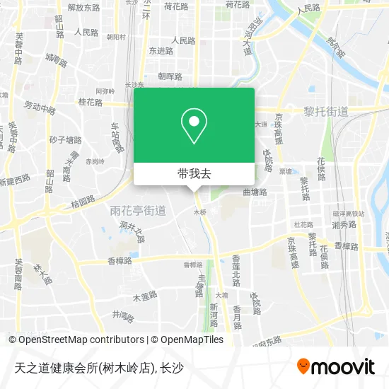 天之道健康会所(树木岭店)地图