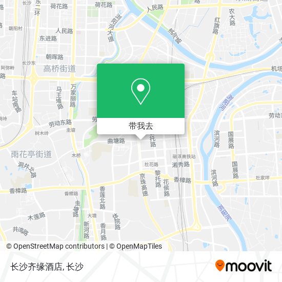 长沙齐缘酒店地图