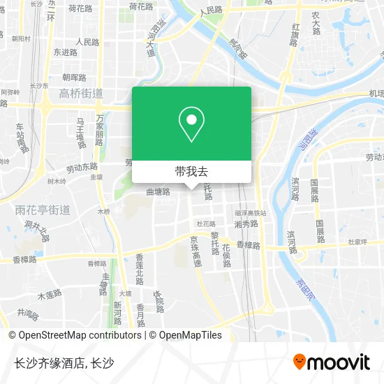 长沙齐缘酒店地图