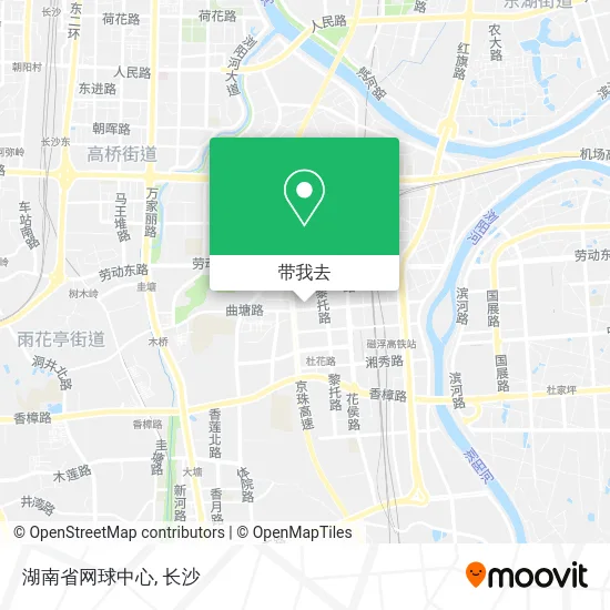 湖南省网球中心地图