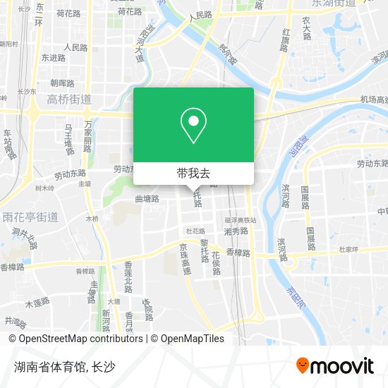 湖南省体育馆地图