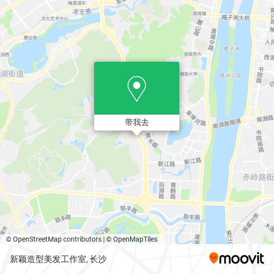 新颖造型美发工作室地图