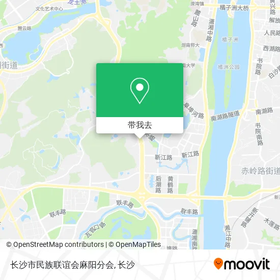 长沙市民族联谊会麻阳分会地图