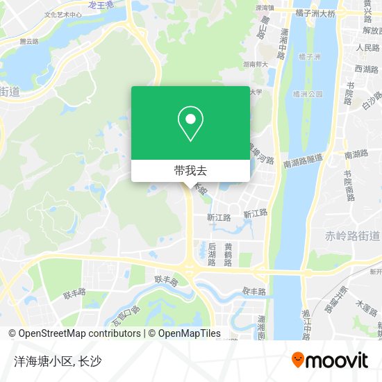洋海塘小区地图