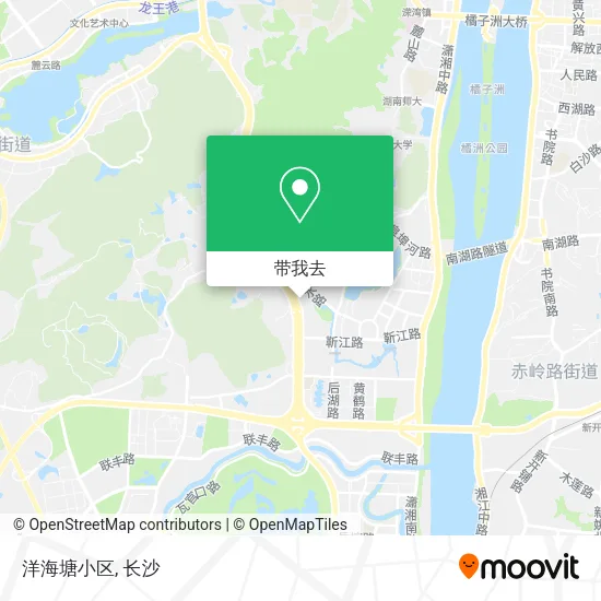 洋海塘小区地图