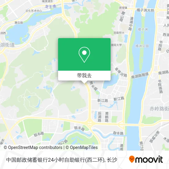 中国邮政储蓄银行24小时自助银行(西二环)地图