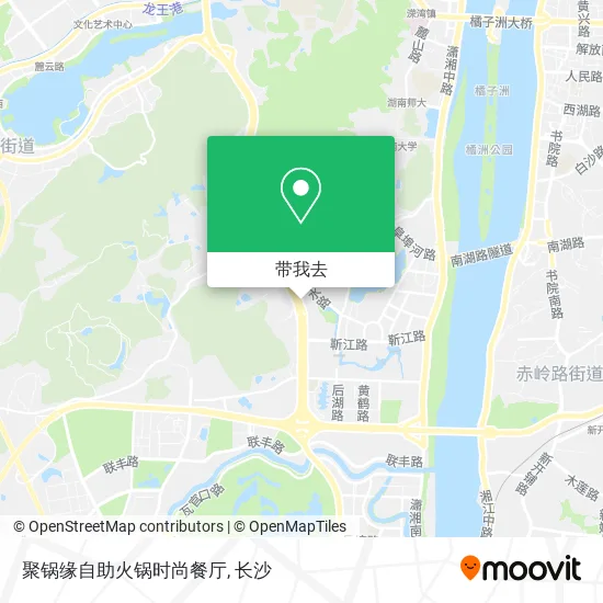 聚锅缘自助火锅时尚餐厅地图