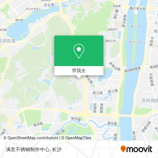 满意不锈钢制作中心地图