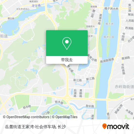 岳麓街道王家湾-社会停车场地图