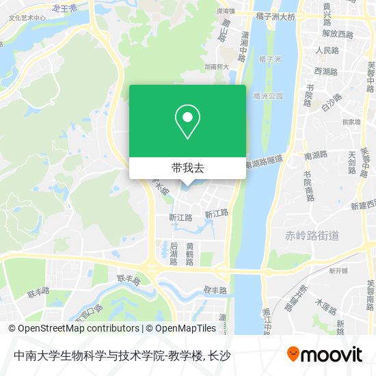 中南大学生物科学与技术学院-教学楼地图