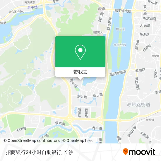 招商银行24小时自助银行地图