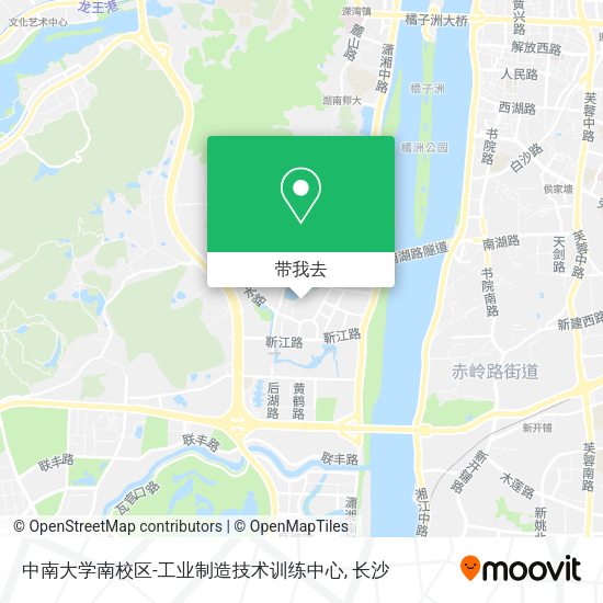 中南大学南校区-工业制造技术训练中心地图