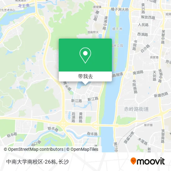 中南大学南校区-26栋地图