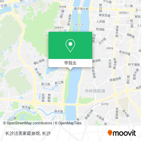 长沙洁美家庭旅馆地图