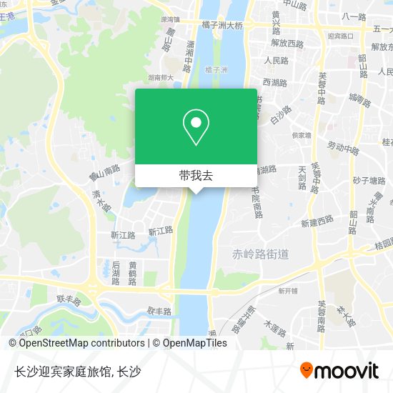 长沙迎宾家庭旅馆地图
