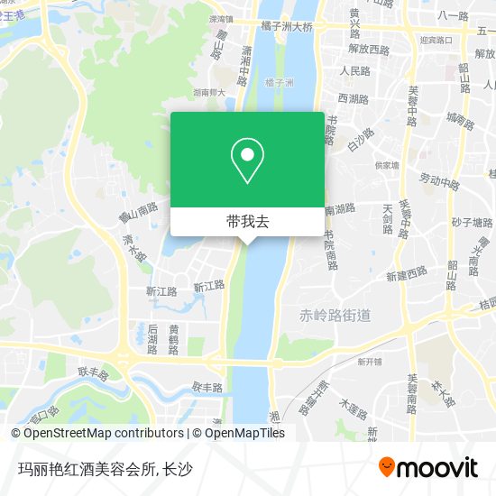 玛丽艳红酒美容会所地图