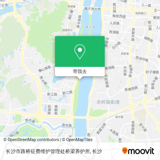 长沙市路桥征费维护管理处桥梁养护所地图