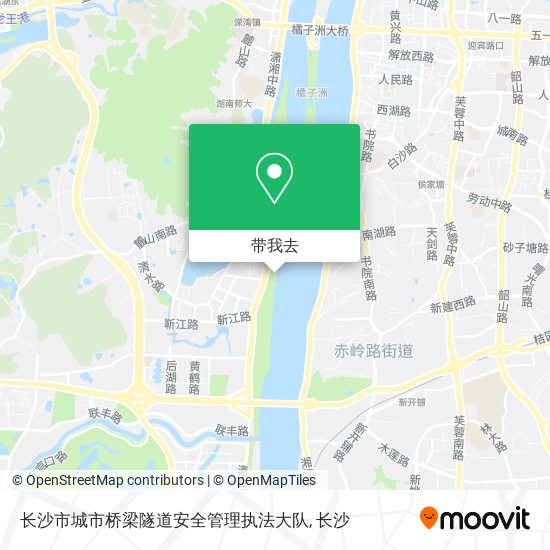 长沙市城市桥梁隧道安全管理执法大队地图