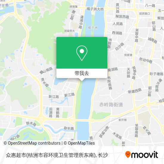 众惠超市(桔洲市容环境卫生管理所东南)地图