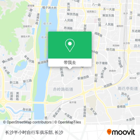 长沙半小时自行车俱乐部地图