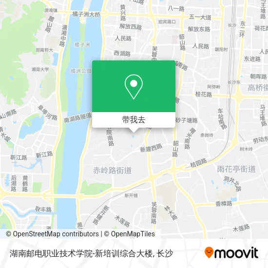 湖南邮电职业技术学院-新培训综合大楼地图