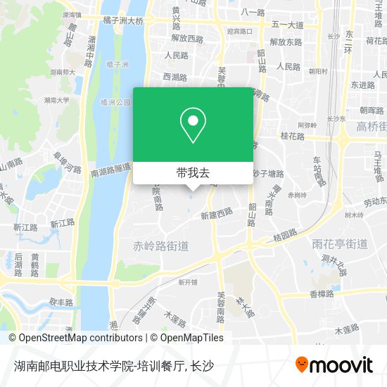 湖南邮电职业技术学院-培训餐厅地图