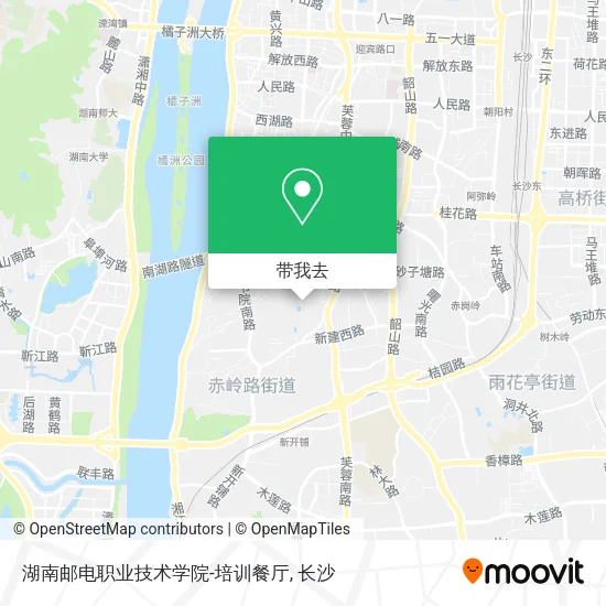 湖南邮电职业技术学院-培训餐厅地图