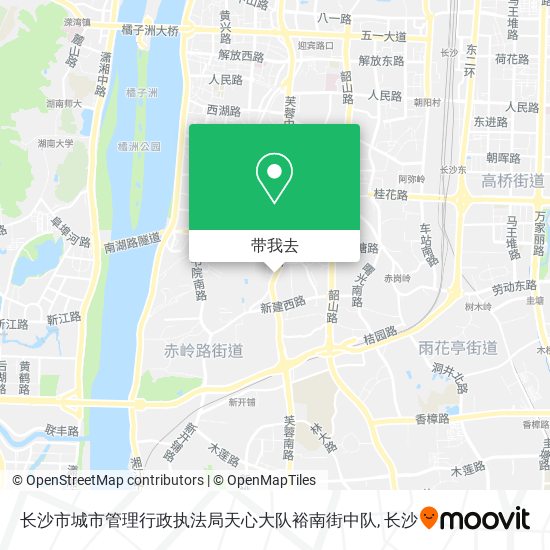 长沙市城市管理行政执法局天心大队裕南街中队地图