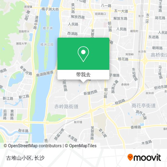 古堆山小区地图