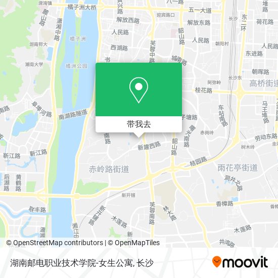 湖南邮电职业技术学院-女生公寓地图