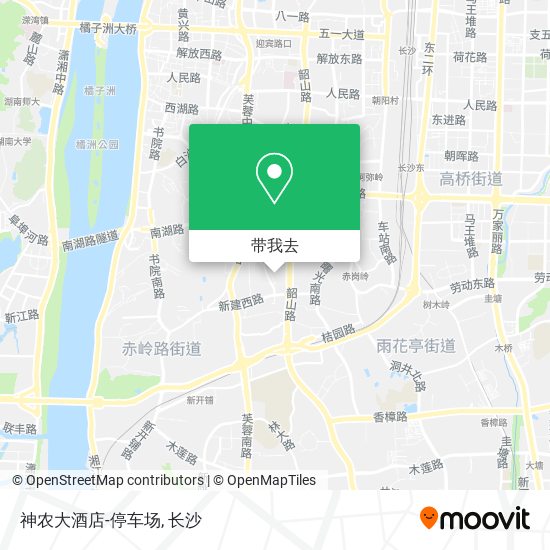神农大酒店-停车场地图