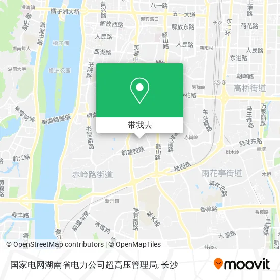 国家电网湖南省电力公司超高压管理局地图