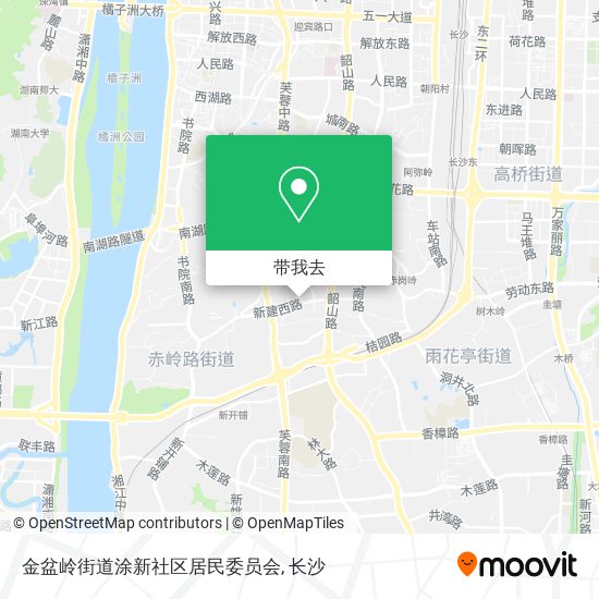 金盆岭街道涂新社区居民委员会地图