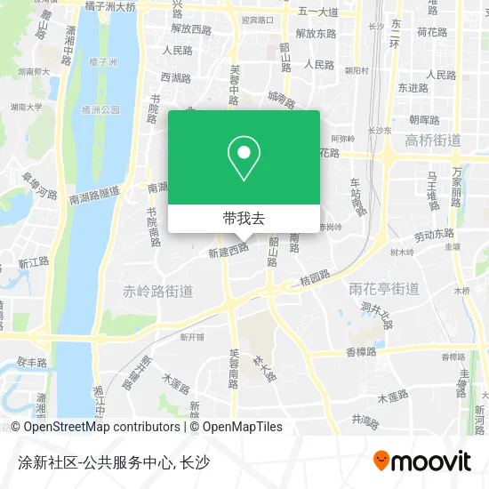 涂新社区-公共服务中心地图