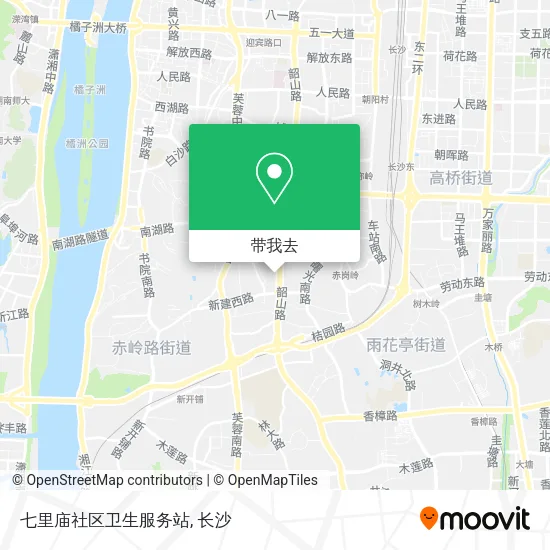 七里庙社区卫生服务站地图