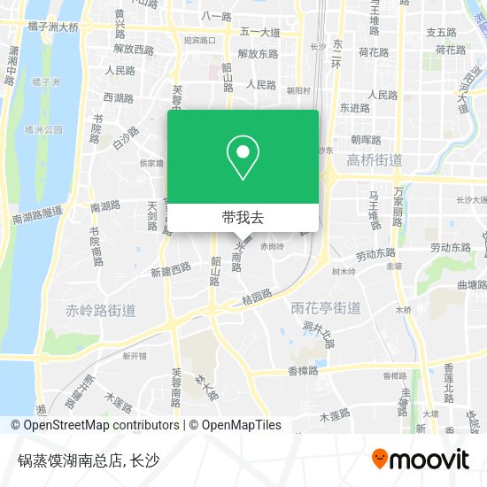 锅蒸馍湖南总店地图
