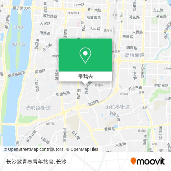 长沙致青春青年旅舍地图