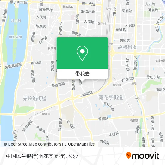 中国民生银行(雨花亭支行)地图