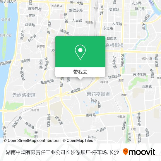湖南中烟有限责任工业公司长沙卷烟厂-停车场地图