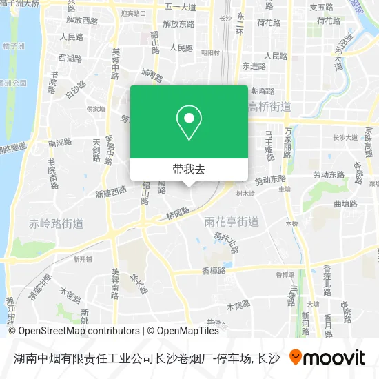 湖南中烟有限责任工业公司长沙卷烟厂-停车场地图