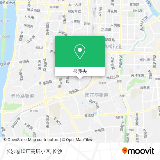 长沙卷烟厂高层小区地图