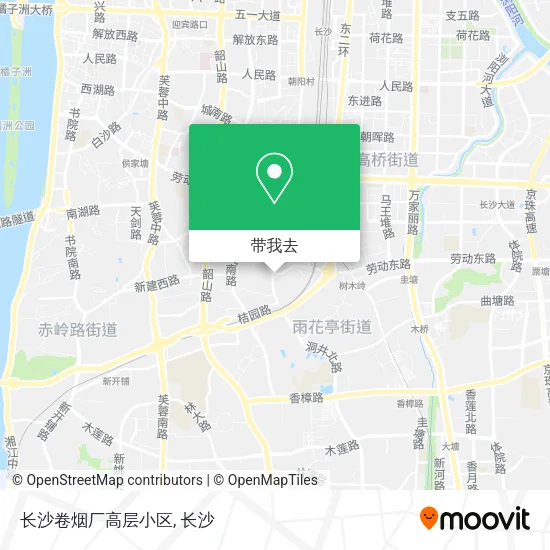 长沙卷烟厂高层小区地图